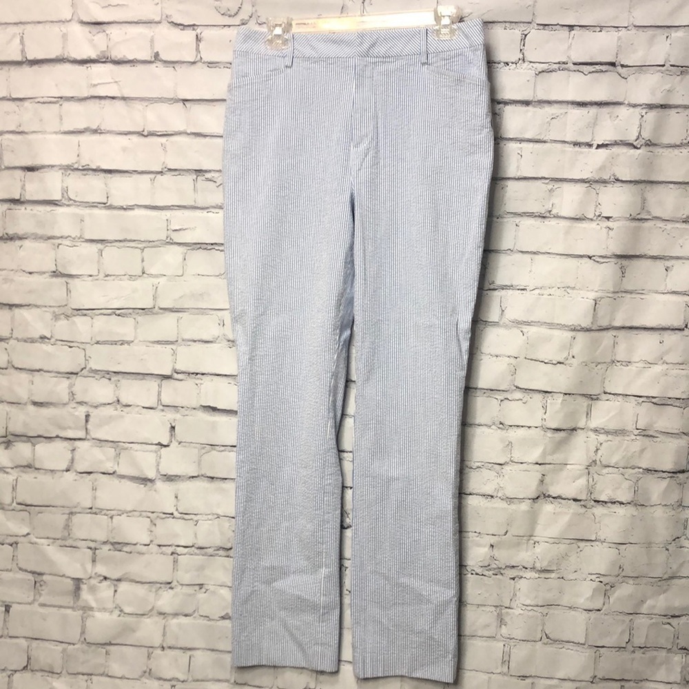 𝅺Ralph Lauren Size 8 Blue & White Seersucker Pants